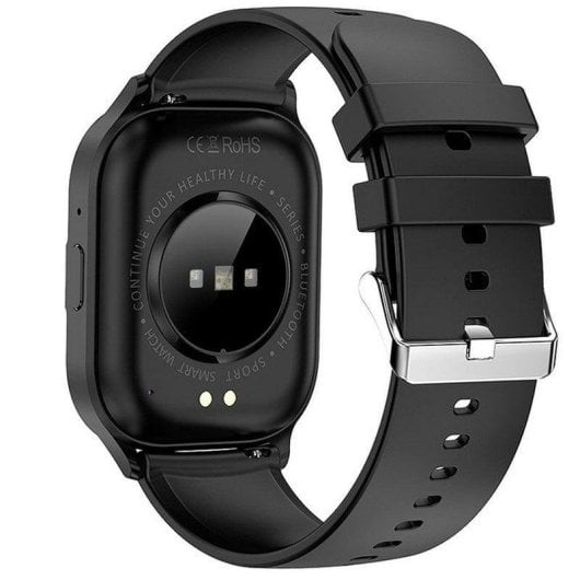 Cool Delta Bluetooth 48mm AMOLED Preto Grande IP67 SpO2 Pulsómetro Monitor Sono Tensiómetro