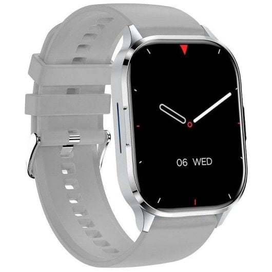 Cool Delta Bluetooth 48mm AMOLED Grau Silikonband Wasserdicht IP67 SpO2 Puls Schlaftr.