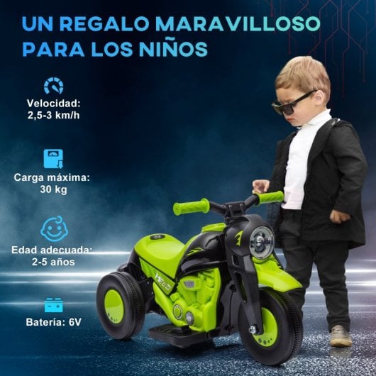 Aiyaplay Moto Eléctrica Para Niños De +2 Años con Función de Soplar Burbujas