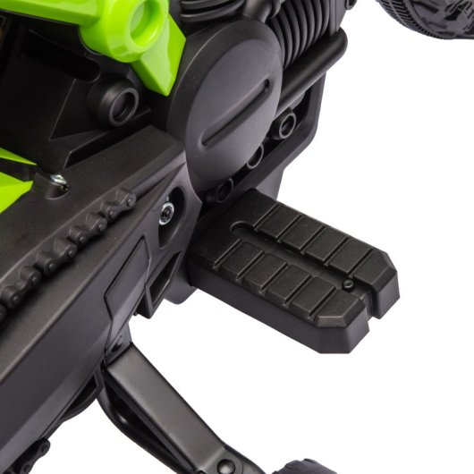 Aiyaplay Moto Eléctrica Para Niños De +3 Años Carga 30 Kg Verde