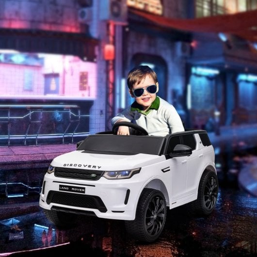 Aiyaplay Coche Eléctrico Con Licencia Land Rover Discovery Sport Blanco