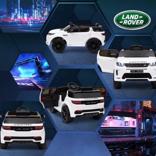 Aiyaplay Coche Eléctrico Con Licencia Land Rover Discovery Sport Blanco