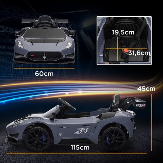 Aiyaplay - Coche de Policía RUF CTR 3 Clubsport con Mando a Distancia, Motor Doble y Sirena - Azul | Coches Una Plaza | ToysRUs España