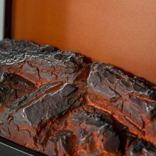 Lareira Elétrica Homcom 820-222V90BK 1800W de Chão 3 Lados Vidro Preta