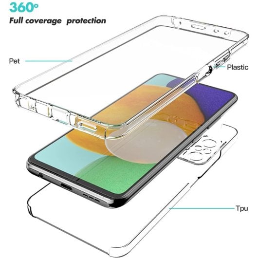 Max Power Digital Doppelseitige Hülle 360 Grad Transparente Silikonhülle Für Oppo Reno 12 Pro