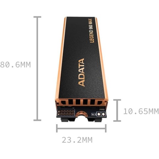 Adata Legend 960 Max M.2 4 TB Pci Express 4.0 3D Nand Nvme