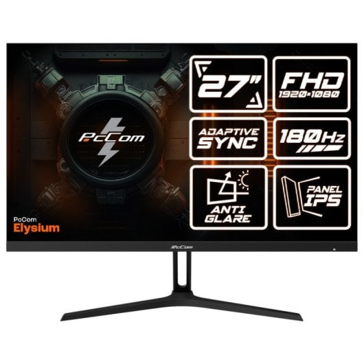PcCom Elysium Monitor Gaming 27" IPS FHD 180Hz Adaptive Sync