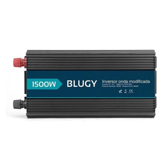 Inversor Blugy 12V 1500W Onda Modificada Control Remoto