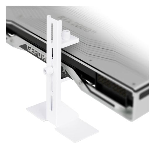 Abysm Gaming Höhenverstellbarer GPU-Grafikkartenhalter Weiß