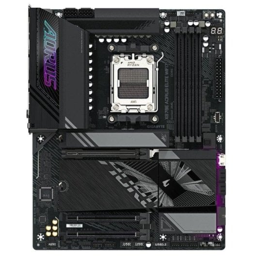 Carte mère Gigabyte X870E AORUS ELITE WIFI7 X870E Socket AM5 DDR5 ATX Wi-Fi 7 2.5GbE USB4 RAID