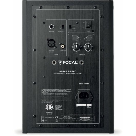 Focal Alpha 65 Evo Monitor de Estudio de 2 Vías Activo