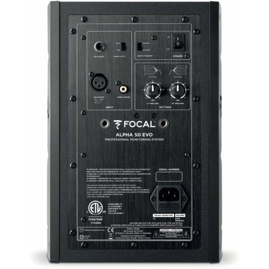Focal Alpha Evo 50 Monitor de estudio de 2 Vías Activo
