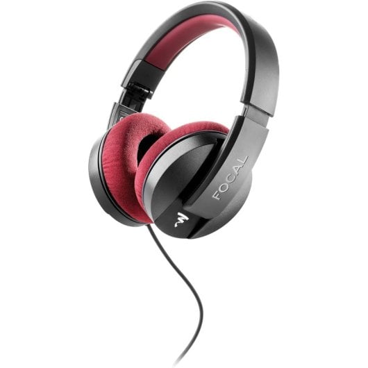 Focal Listen Pro Auriculares Profesionales Cerrados para Estudio Negro/Rojo