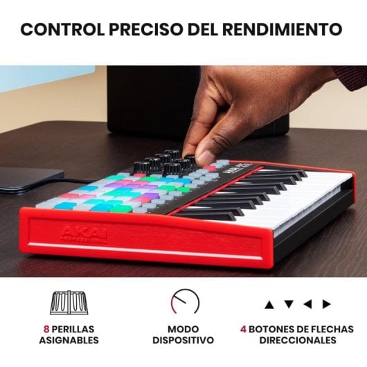Akai Professional APC Key 25 MK2 Teclado Controlador MIDI USB 25 Teclas para Lanzar Clips con Ableton Live Lite