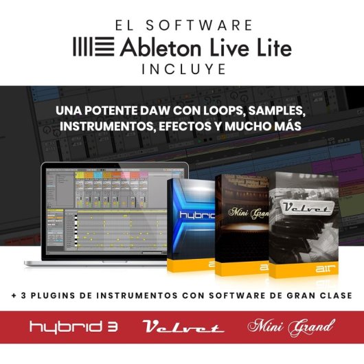 Akai Professional APC Key 25 MK2 Teclado Controlador MIDI USB 25 Teclas para Lanzar Clips con Ableton Live Lite