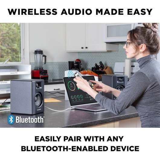 M-AUDIO BX4 Pareja de Monitores de Estudio Activos 120W con Bluetooth Negros