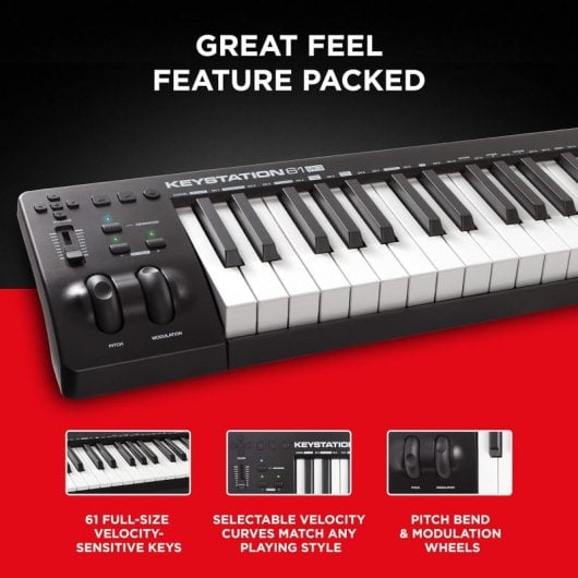 Controller USB/MIDI tastiera M-AUDIO KEYSTATION 61MK3