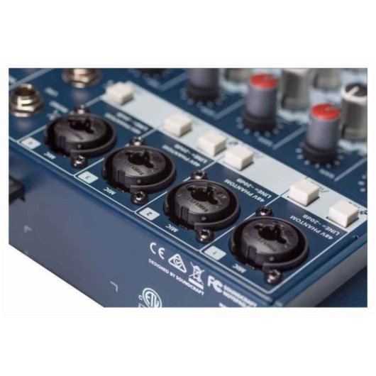 Soundcraft NOTEPAD-12FX Consola de Mezcla Analógica de Formato Fequeño con E/S USB y Efectos Lexicon