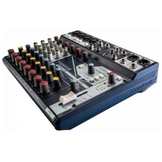 Soundcraft NOTEPAD-12FX Consola de Mezcla Analógica de Formato Fequeño con E/S USB y Efectos Lexicon