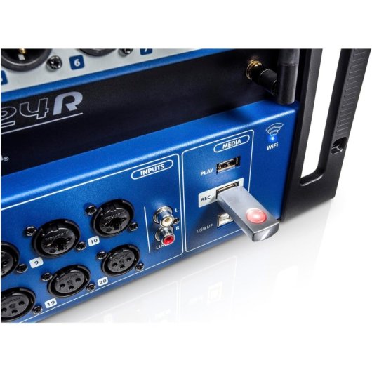 Mixer digitale a 24 canali/registratore multitraccia USB con controllo wireless