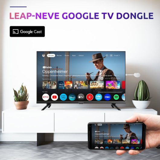 Clé LEAP NEVE 4K Google TV Dolby Vision