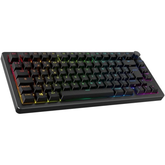 HyperX Alloy Rise 75 Kabellose RGB-Gaming-Tastatur, Schwarz