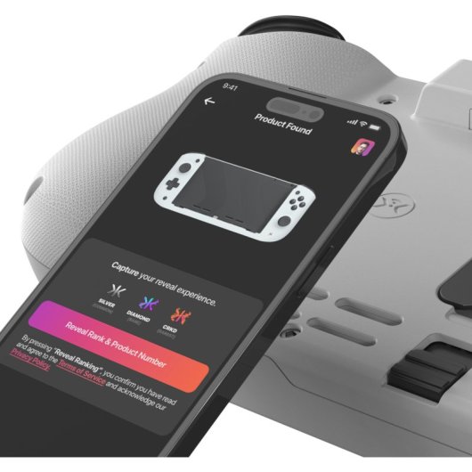 CRKD Nitro Deck Portátil con Pantalla OLED para Nintendo Switch/OLED Blanco