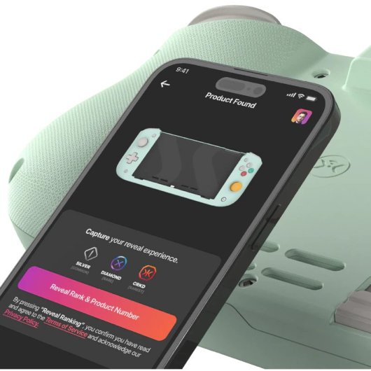CRKD Nitro Deck Retro Mint Edição Limitada para Nintendo Switch/OLED com Estojo