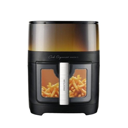 Friggitrice ad Aria Prixton Cook Organics Pro Finestra 7L 1500W Programmi Automatici