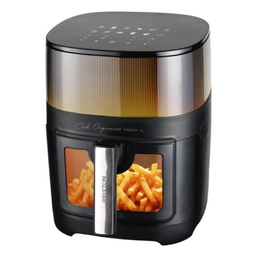 Friggitrice ad Aria Prixton Cook Organics Pro Finestra 7L 1500W Programmi Automatici
