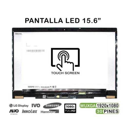 Pantalla LED Táctil 15.6" para Portátil HP Envy x360 15-CN y 15-CP