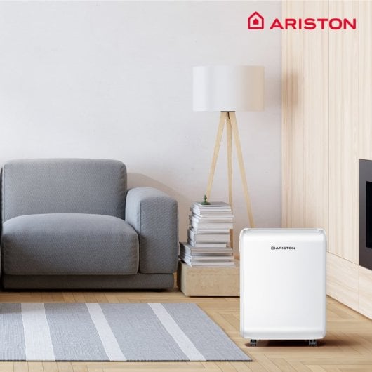 Ariston Deos 12 Deshumidificador 12L/Día Hasta 35m2 Bajo Consumo Blanco
