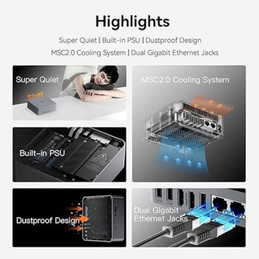 Beelink EQR6 Mini-PC AMD Ryzen 9 6900HX/32GB/1TB SSD/Windows 11 Pro