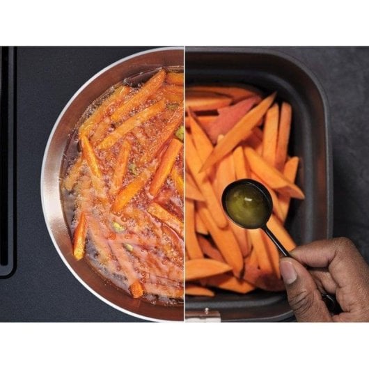 Friteuse sans Huile AEG AAF7B 6.8L 1800W avec 8 Programmes et Écran Tactile