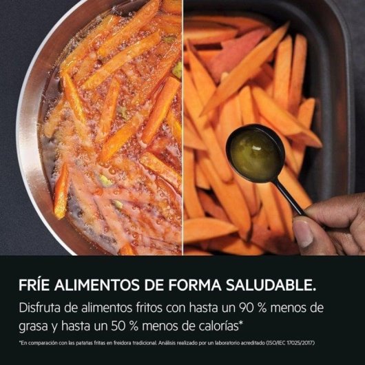 Heißluftfritteuse AEG Serie 8000 Gourmet 6 AAF7SB 6,9L 1700W Touch Display Dampf Funktion