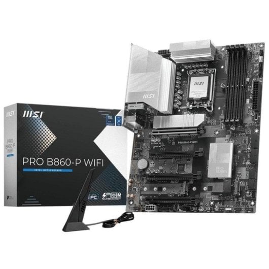 Carte mère MSI PRO B860-P WIFI Intel B860 LGA 1851 DDR5 ATX WiFi 7 Thunderbolt 4 PCIe 5.0