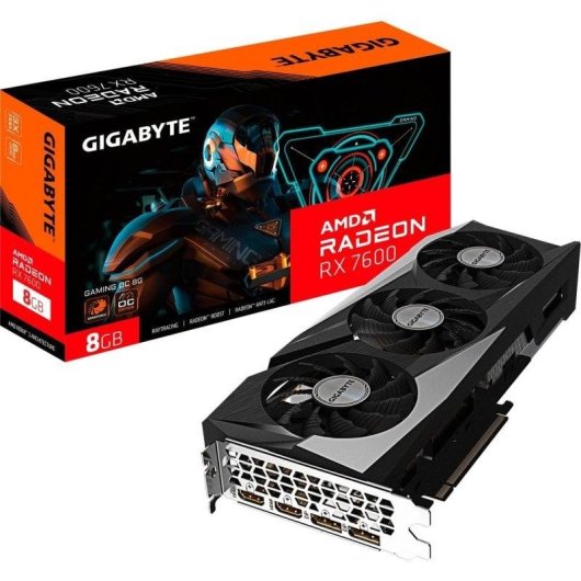 Scheda Grafica Gigabyte Radeon RX 7600 GAMING OC 8GB GDDR6
