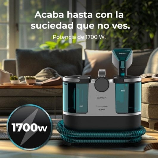 Aspirapolvere per tappezzeria Cecotec Conga 7000 Carpet&Spot Clean Steam XXL 1700W
