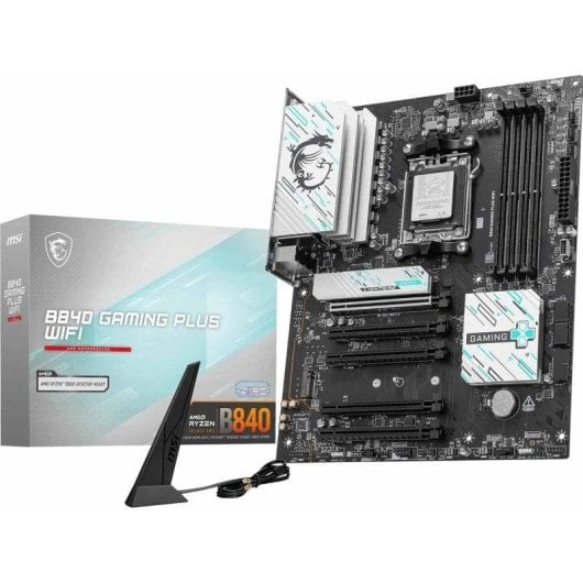Motherboard MSI B840 GAMING PLUS WIFI AMD B840 Sockel AM5 DDR5 ATX Wi-Fi 7 M.2 Audio Boost