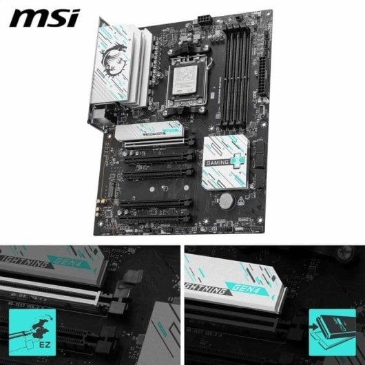 Motherboard MSI B840 GAMING PLUS WIFI AMD B840 Sockel AM5 DDR5 ATX Wi-Fi 7 M.2 Audio Boost