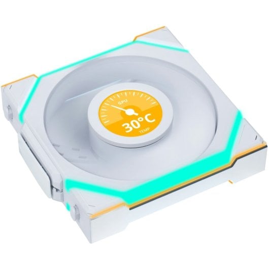 Ventilateur supplémentaire Lian-Li UNI FAN SL WIRELESS LCD 120 ARGB avec écran 120 mm Blanc