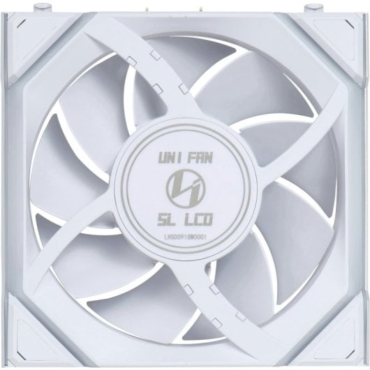 Ventilateur supplémentaire Lian-Li UNI FAN SL WIRELESS LCD 120 ARGB avec écran 120 mm Blanc