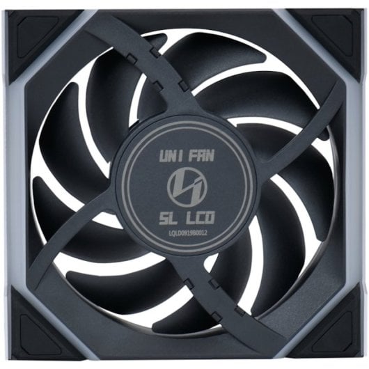 Lian-Li UNI FAN SL WIRELESS LCD 120 ARGB 3x Ventiladores Aspas Invertidas con Pantalla 120mm Negros