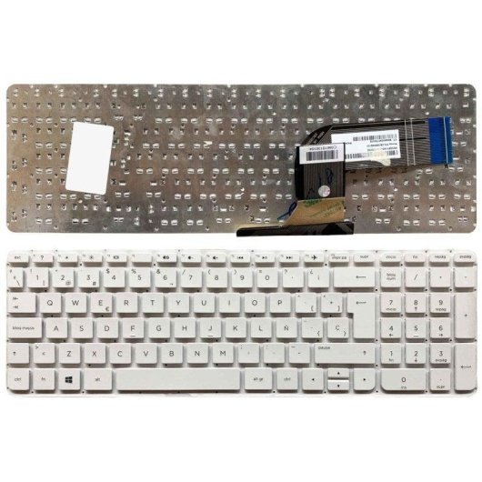 Teclado Portátil HP Pavilion 17-f Blanco