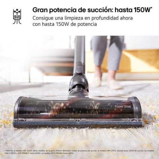 Aspirador sem Fio LG CordZero A9C-SLIM1C 150W 40min HEPA Ultraleve 0,25L