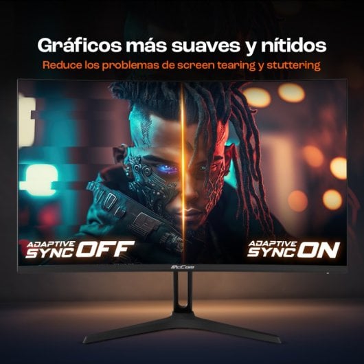 PcCom Elysium Monitor gaming 23.6" VA FHD 180Hz Adaptive Sync Curva