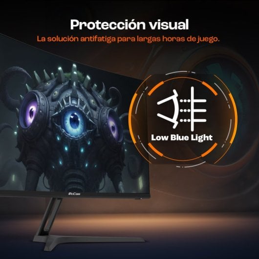 PcCom Elysium Monitor gaming 23.6" VA FHD 180Hz Adaptive Sync Curva