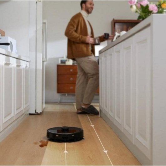 Aspirateurs Robots et Laveur Roborock S8 MaxV Ultra avec en plus une station de vidage automatique Navigation LiDAR 10.000 Pa IA Caméra Bras Extension
