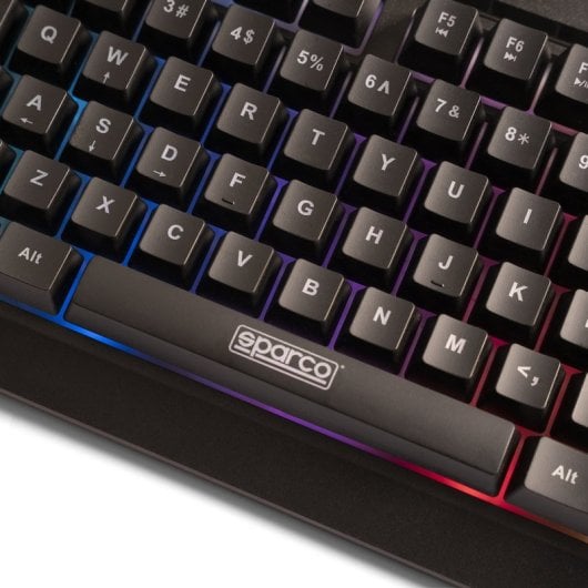 Sparco STEALTH Teclado Gaming RGB USB Negro