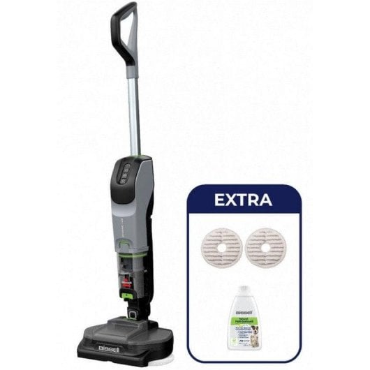 Akku Wischsauger Bissell SpinWave + Vac Pet Select 370W 70 Minuten Tierhaare 0,74L